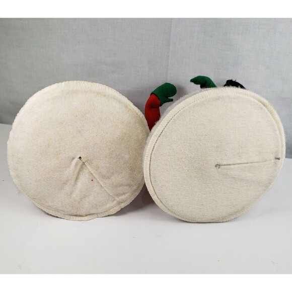 Annalee Dolls  Mr & Mrs Santa 1990 approx. 8" Tall - Picture 11 of 13